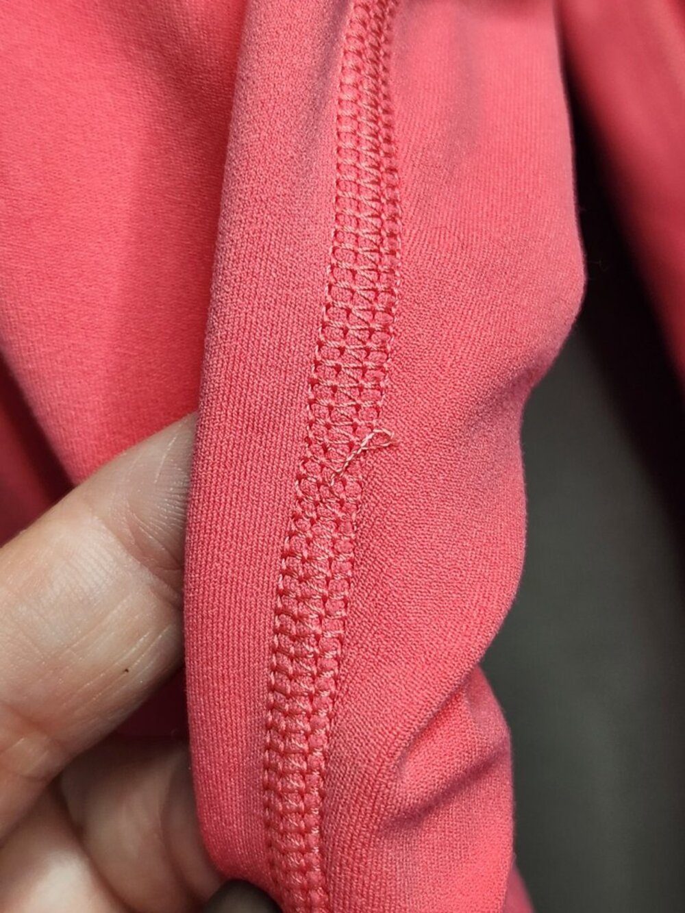 Lululemon Align High-Rise Cropped Leggings Coral Pink Size 12 - Picture 5 of 7